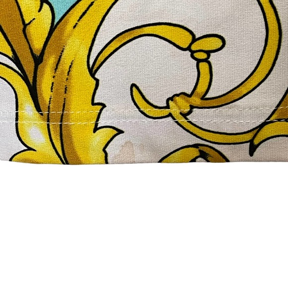 Joseph Ribkoff Floral Boho Tank Midi Dress Sleeveless Braid Neckline Small Women - Picture 7 of 8